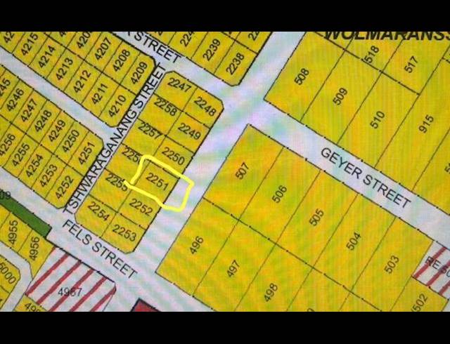 LAND FOR SALE IN WOLMARANSSTAD